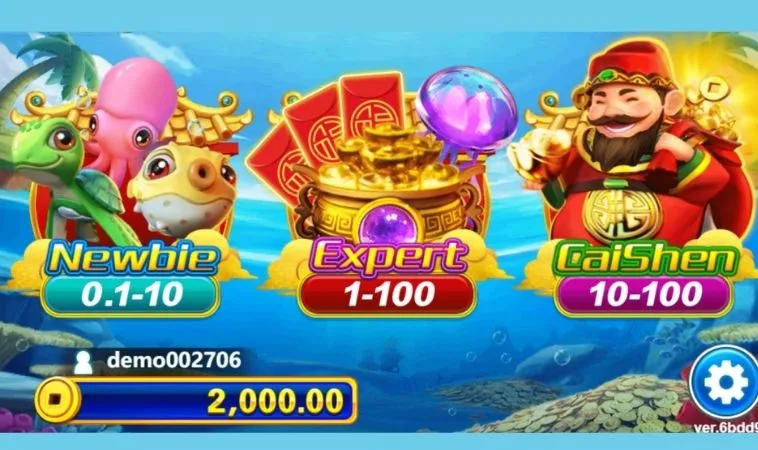 Hướng Dẫn Cách Chơi Bắn Cá Thần Tài Tại Xin88: Khám Phá Đại Dương Thú Vị 2 Các cấp độ phòng chơi Bắn Cá Thần Tài tại Xin88
