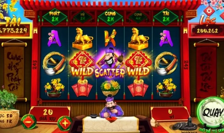 Khám Phá Cách Chơi Nổ Hũ Ông Đồ Tại Xin88: Hành Trình Thú Vị 2 Các biểu tượng trong game nổ hũ Ông Đồ tại Xin88